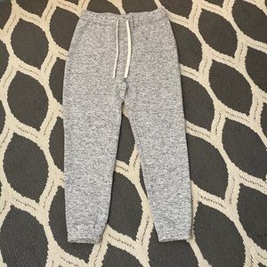 Gray sweatpants: Medium